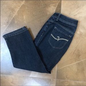 NEW Chico’s Crop Dark Wash Jeans